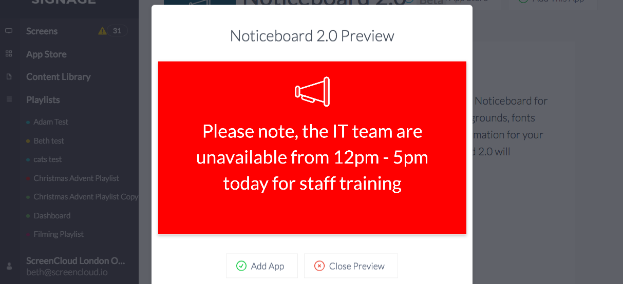 How (And Why) to Make a Digital Bulletin Board ScreenCloud